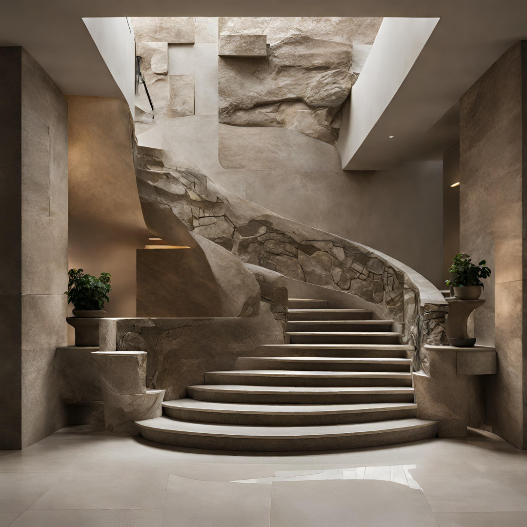 trouver une entreprise pour la fabrication d'un escalier en pierre naturelle à saint tropez