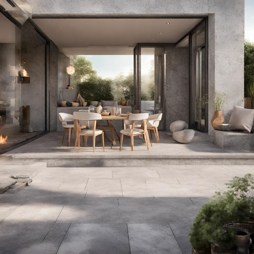 terrasse en granit sainte maxime 