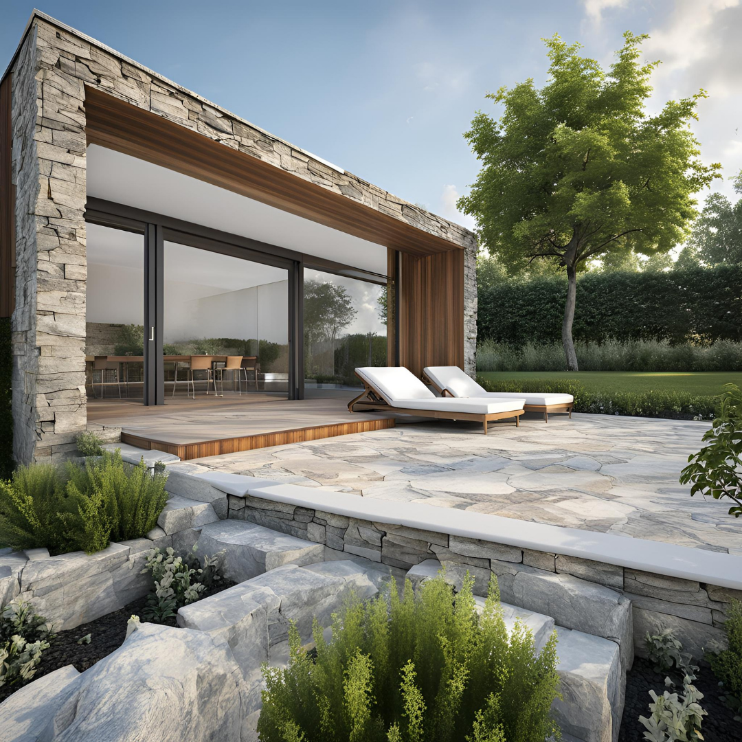 Marbrier pour la pose de carrelage en pierre de granit par un marbrier à Sainte-Maxime