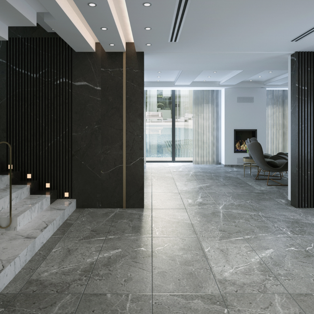 artisan marbrier pour dalle de travertin ebano à sainte-maxime 83120 