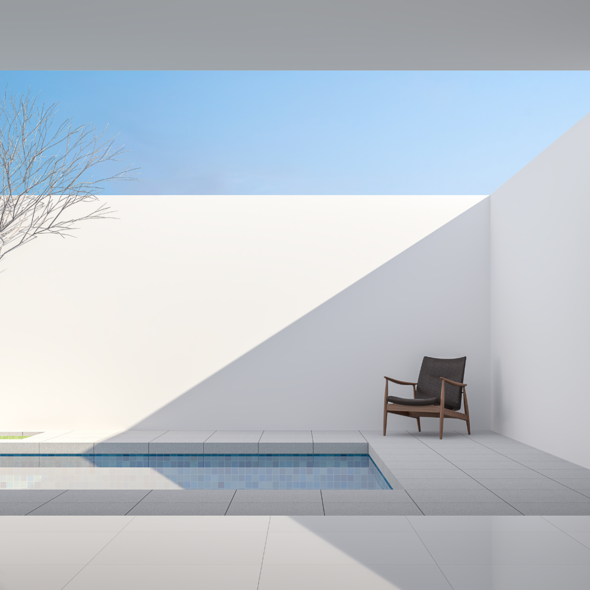 pose artisanale d’un dallage en granit impérial white  pour terrasse de piscine avec finition soignée à saint-tropez 83990