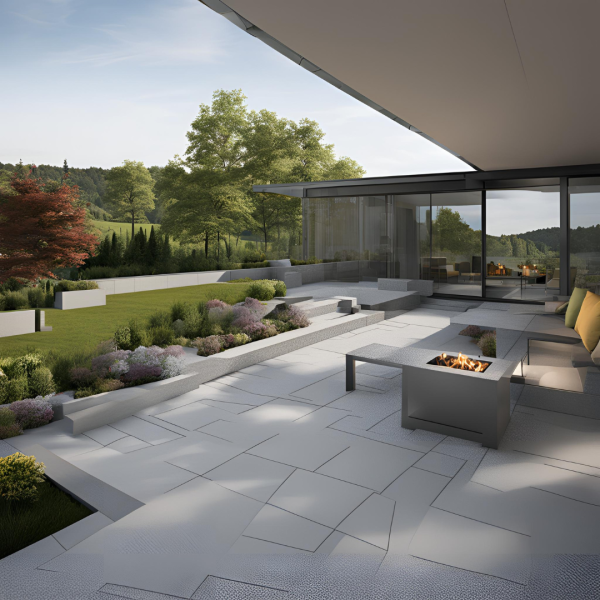 terrasse en granit à draguignan